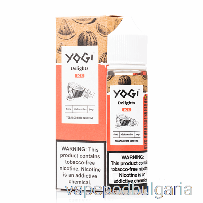 Vape Течности лед от диня - йоги удоволствия - 60ml 3mg